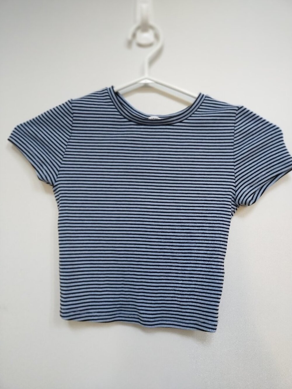 Ribbed cropped baby tee from Garage